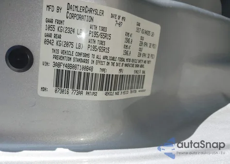 2008 Chrysler Pt Cruiser Lx from USA, damaged, VIN 3A8FY48B08T100848